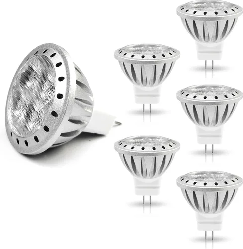 Miniatura 8 de ALIDE Bombillas LED MR11 GU4 de 6000 K, luz diurna blanca brillante fría de 3 W, reemplazo equivalente a halógeno de 20 W, 35 W, equivalente a