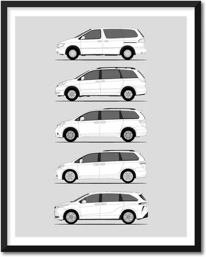 Miniatura 10 de Idea Network Póster hecho a mano compatible con Toyota FJ Cruiser, arte de pared impreso hecho a mano, decoración de los BJ, FJ25, FJ40, FJ43, FJ45