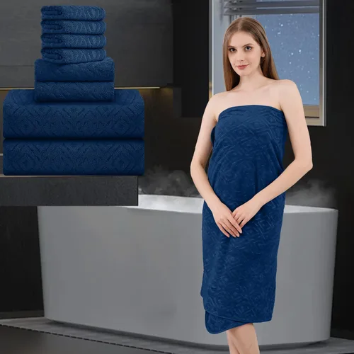 Miniatura 19 de Sábana de Baño Extra Grande de 4 Piezas (35"x70") - Sábana de Baño Ultra Suave de Tamaño Grande, Juego de Sábanas de Baño para Baño de Hotel, Sábana