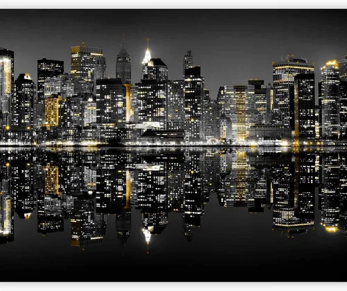 Miniatura 9 de artgeist Mural de pared Nueva York, 77 x 61 pulgadas, adhesivo autoadhesivo para pared, diseño de foto extraíble, decoración del hogar, paisaje
