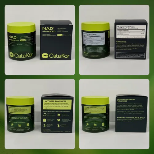 Miniatura 10 de Cata-Kor Suplemento liposomal NAD con resveratrol – Alternativa al suplemento NMN – Suministro de 90 días – Probado por terceros – 180 cápsulas