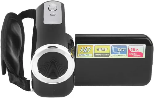 Miniatura 8 de Videocámara digital para niños – Cámara de video HD con zoom digital 16X con pantalla LCD TFT de 2 pulgadas, grabadora de video portátil para niños
