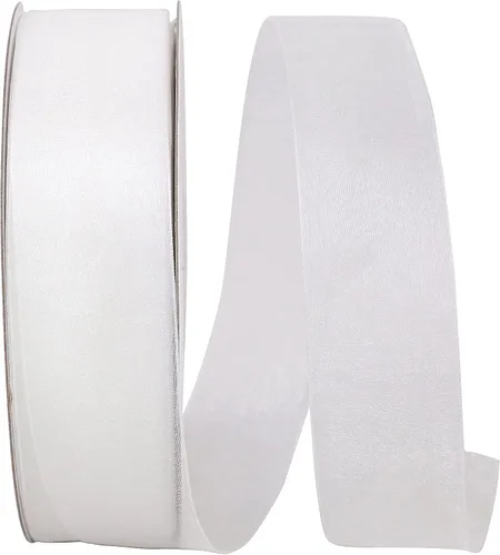 Miniatura 45 de Reliant Ribbon 25621-053-09C Cinta transparente de gasa, 1-1/2 pulgadas x 100 yardas, azul