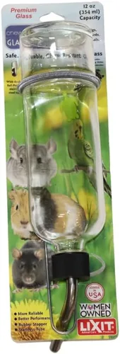 Miniatura 8 de Lixit Botellas de Agua con Lado Plano a Prueba de Mordidas para Conejos, Hurones, Ratas, Pájaros, Hámsters, Cobayas, Chinchillas, Jerbos y Otros
