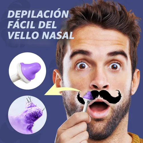 Miniatura 4 de Kit de cera Anruz para mujeres y hombres - Kit de cera para depilación con cuenco de silicona, 4 bolsas de perlas de cera dura y 30 palos - Kit