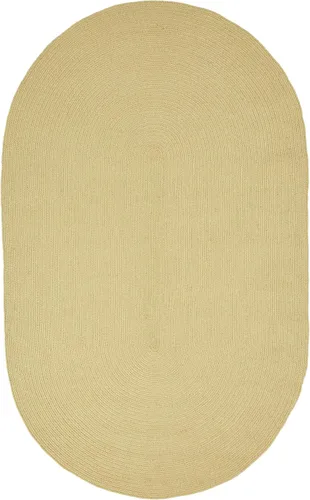 Miniatura 21 de BNM - Alfombra ovalada bohemia para interiores y exteriores con patrón trenzado sólido, perfecta para patio trasero, patio, oficina, sala de estar