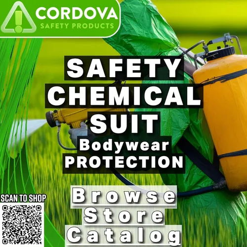 Miniatura 4 de Cordova FRC150 - Overol desechable, protección resistente al fuego, autoextinguible, para protección contra contaminantes y chispas, muñecas