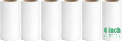 Miniatura 10 de Recambios de rodillo gigante de pelusa de 4.6 pulgadas compatible con rodillos de pelusa gigantes Evercare y rodillo de pelusa con mango en T