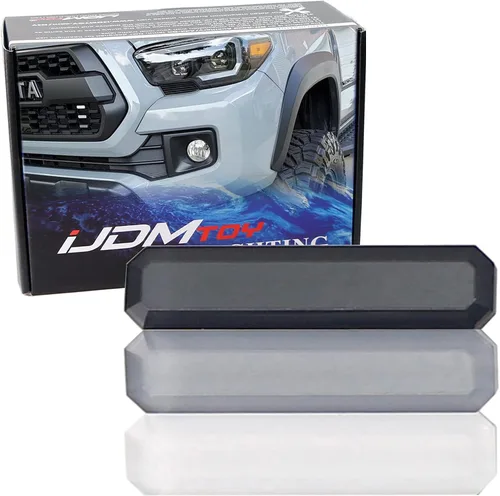 Miniatura 11 de iJDMTOY Adhesivo para rejilla de 3 colores, estilo retro, color blanco, azul, azul marino, compatible con Toyota Tacoma 2016-23 con rejilla TRD-Pro