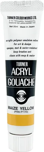 Miniatura 30 de Turner's AG020350 Gouache acrílico, color japonés, color agua dulce (Usuzuiro), 0.7 onzas líquidas (0.7 fl oz) (Nº 6)