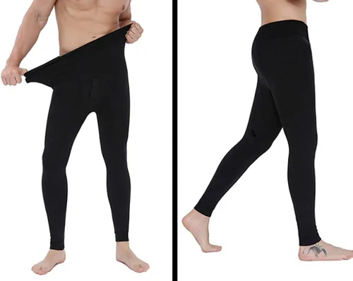 Miniatura 3 de Romastory - Pantalones largos con forro polar para hombre (tallas SM)