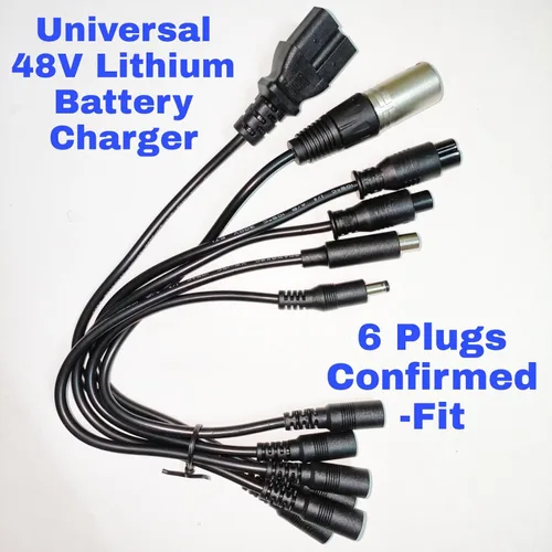 Miniatura 9 de Cargador eléctrico certificado de 54.6V 2A (7 enchufes) universal para batería de 48 V – Compatible con Rad Power, Lectric XP 2.0/3.0, HOVERFLY