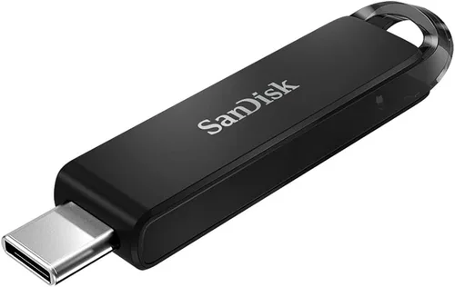 SanDisk Unidad flash Ultra USB tipo C de 64 GB - SDCZ460-064G-G46, color negro