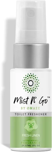 Miniatura 34 de Mist N' Go by Omaze - Aerosol de Baño de Viaje para Inodoro Eliminador de Olores - Aerosol de Inodoro de Viaje para Ambientador de Aire de Baño