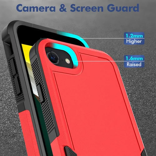 Miniatura 425 de Jeylly Funda para iPhone SE/Funda para iPhone 5S, Exterior de Plástico Duro que Absorbe Golpes + Interior de Silicona de Goma Defensor contra