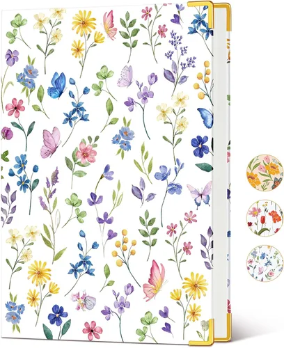 Miniatura 10 de Cuaderno de diario con líneas para mujeres, A5 de tapa dura de cuero rosa para escribir, 200 páginas, diario de viaje diario, cuaderno grueso