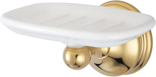 Miniatura 4 de Kingston Brass BA1165SN Jabonera vintage, 5-1/4 pulgadas, níquel cepillado