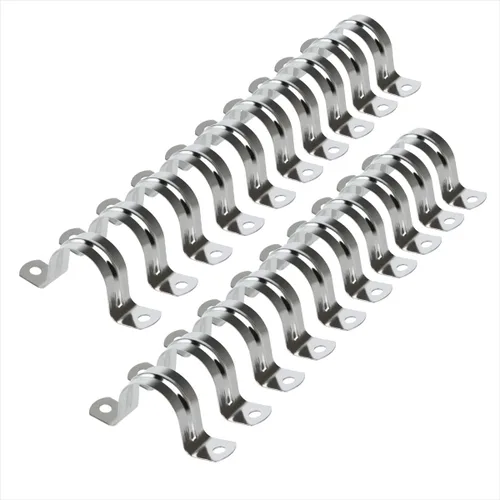 POWERTEC 71663 Juego de colgadores de abrazadera de correa de tubo de 1-1/4 pulgadas para tubos de diámetro exterior de 1.260 in, soporte rígido en