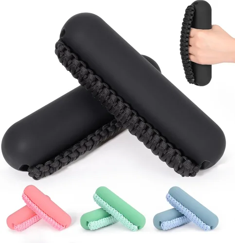Miniatura 11 de Hikeen - Juego de pesas de mano para mujeres y hombres, mancuernas suaves de 2 (1lb, 2lbs o 3lbs), peso para caminar con correa para manos