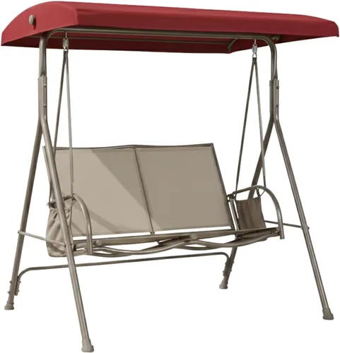 Miniatura 8 de Garden Winds Cubierta superior de repuesto RipLock 500 reforzada resistente compatible con Garden Treasures modelos de columpio para 2 personas Beige