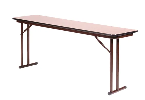 Correll ST2472PX-06 - Mesa de seminario plegable de alta presión con patas fuera de juego para un máximo espacio para las piernas, roble medio, 24 x