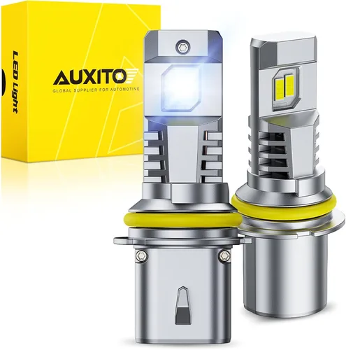 Miniatura 8 de AUXITO Bombillas LED H4 HeadIight 9003 HB2 de haz alto/bajo, 6500 K blanco frío, luces brillantes, Plug and Play, brillo elegante y futurista