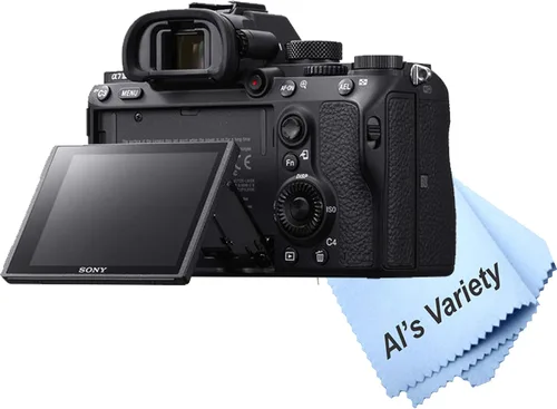 Miniatura 8 de Sony Cámara sin espejo A7 III con tarjeta de velocidad extrema de 1.102-2.756 in + 128 GB, agarre en U, micrófono, luz de video LED, batería