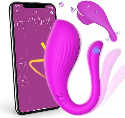 Bragas vibratorias con aplicación y control remoto, vibrador portátil, Healexcer Smartphones Dual Motors Juguetes sexuales para adultos para
