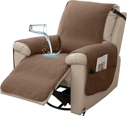 Miniatura 12 de Deep Dream Fundas impermeables para silla reclinable, funda antideslizante para sofá reclinable, protector de muebles para niños perezosos, funda