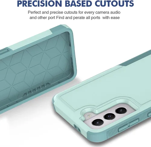 Miniatura 6 de Funda para Samsung Galaxy S21: funda protectora de doble capa resistente para teléfono celular, a prueba de golpes, con protector de pantalla