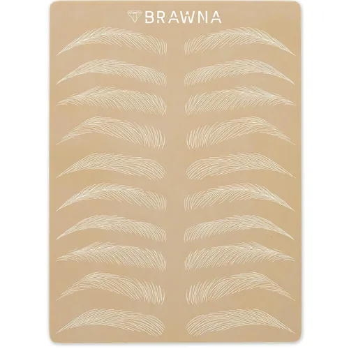 Miniatura 11 de BRAWNA - 3D PMU Practice Skin para tatuaje de cejas, rubor labial y delineador de ojos - Suministros PMU - Kit de microblading - 2 piezas