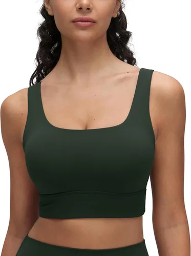 Miniatura 98 de CRZ YOGA Butterluxe - Brasier deportivo con espalda en U para mujer, cuello redondo, acolchado, de bajo impacto, para yoga, entrenamiento