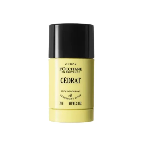 L'OCCITANE Desodorante roll-on sin aluminio, reduce el olor corporal, verbena refrescante, aleros de baux, sin alcohol ni sales de aluminio,