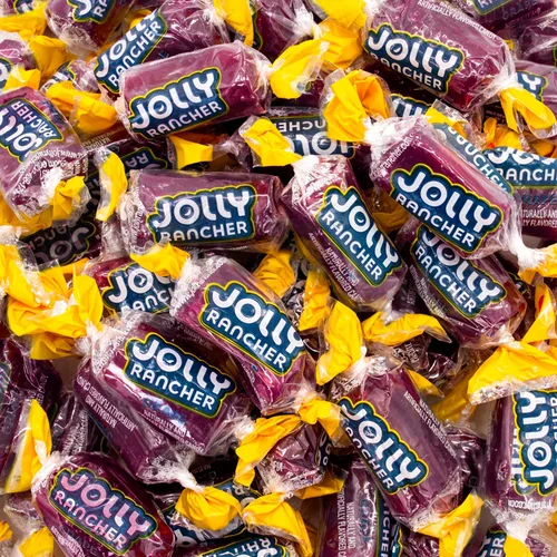 Miniatura 16 de Donty-Tonty - Caramelo duro sabor uva original 2 libras - Bolsa de exhibición de torsión surtida a granel, envuelto individualmente (148 piezas)