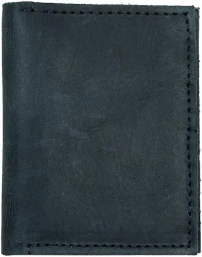 Hide & Drink, Billetera plegable minimalista de cuero, capacidad para hasta 3 tarjetas más billetes plegados, organizador de efectivo, accesorios,