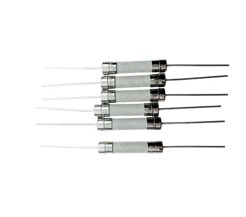 Miniatura 4 de Vigor Source 1A250V, T1A250V Fusible - Celsius TF Cutoff, 0.236 x 1.181 in, plomo de cerámica - 20 paquetes