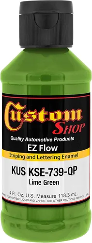 Miniatura 14 de Custom Shop KSE757-QP Triple Black - Pintura esmaltada EZ Flow a rayas y letras – 4 onzas Triple negro