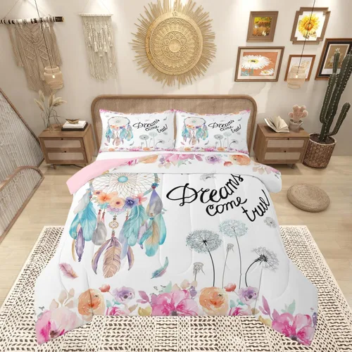 Miniatura 31 de Castle Fairy Rose Lipstick Bedding Set Elegant Quilted Comforter Set Twin Size,Women Cosmetic Duvet Insert with 1 Pillow Sham for Kids Boys Girls
