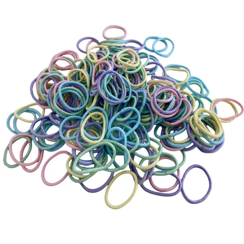Miniatura 8 de Ligas pequeñas superelásticas para el cabello para niñas y niños pequeños, no se rompen, elásticos para coletas, coleteros para el cabello, no se