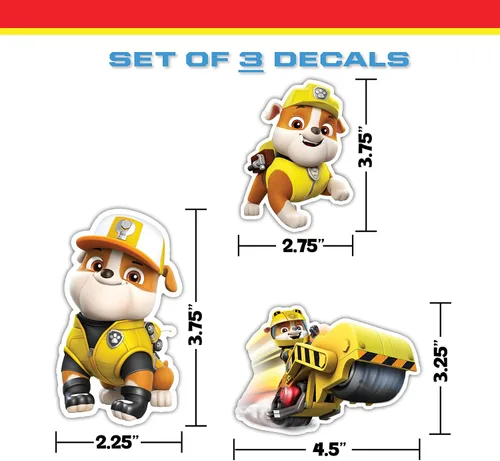 Miniatura 5 de Paw Patrol - Juego de 12 calcomanías de Paw Patrol para niños y adultos, calcomanías de vinilo para laptop, vaso, botella de agua, vehículos