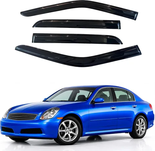 Miniatura 199 de Visor para ventana IG para Hyundai Venue 2020-2023, protector contra la lluvia, adhesivo extra duradero, deflector de viento para lado