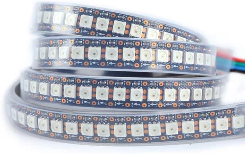 Miniatura 11 de WS2812B - Tira de LED de 12 V WS2815 (WS2812B actualizado) con luz direccionable individualmente, tira de LED programable con conectores JST-SM de 4