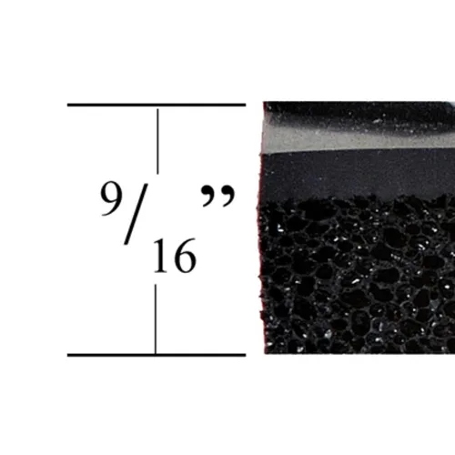 Miniatura 5 de Durable Corporation alfombra industrial de vinilo diamante, esponjosa, antifatiga, para interiores., Negro con amarillo (black With Yellow Border), 1