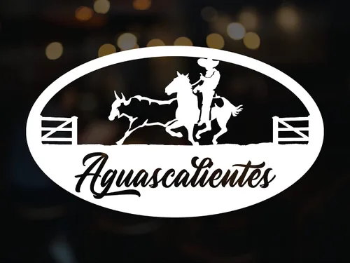 Miniatura 28 de Durango - Adhesivo adhesivo de vinilo para carros diseño Charro de México, Calcomanias para Trocas y Carros (14 x 8 pulgadas, Durango)