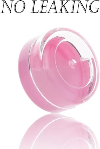 Miniatura 32 de Envases de muestra de 3 gramos con tapas, 75 paquetes de tarros de muestra diminutos con etiquetas, envases cosméticos de plástico mini para Tapa