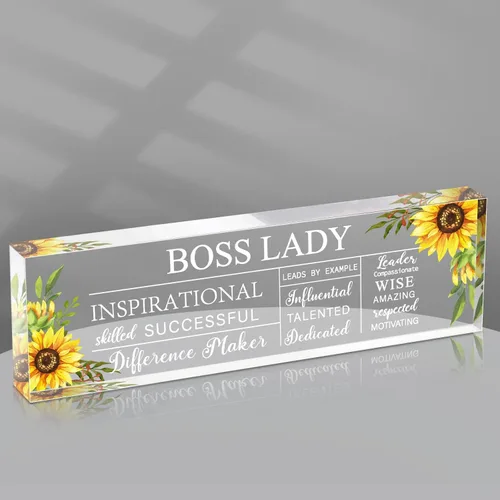 Miniatura 13 de Regalos de Navidad Pinkunn para Jefa con Citas Inspiradoras para Mujeres, Regalos de Oficina para Mujeres, Decoración de Oficina de Jefa
