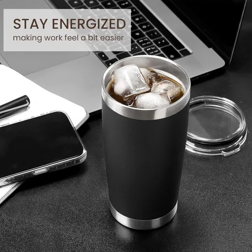 Miniatura 4 de MEWAY - Vaso de 20 onzas para café Negro