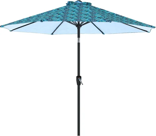 Miniatura 40 de ABCCANOPY Sombrilla de patio al aire libre de 7.5 pies, sombrilla de mesa con protección UV con manivela para una fácil instalación, adecuada