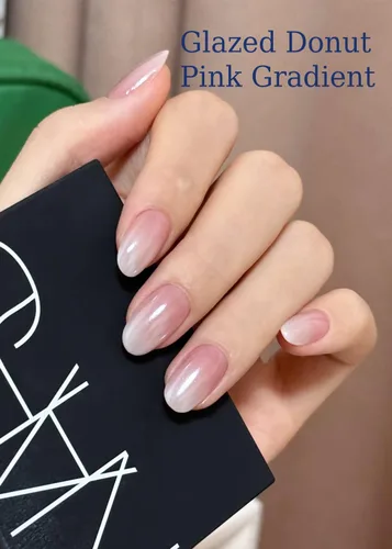 Miniatura 5 de Tiras adhesivas de uñas de gel semicuradas, 20 pegatinas adhesivas UV de color azul cromo, envolturas para manicura casera DIY