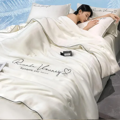 Miniatura 11 de Edredón fino de verano, tamaño Queen, manta refrescante de verano, manta refrescante para personas que duermen con calor y sudores nocturnos, 59 x